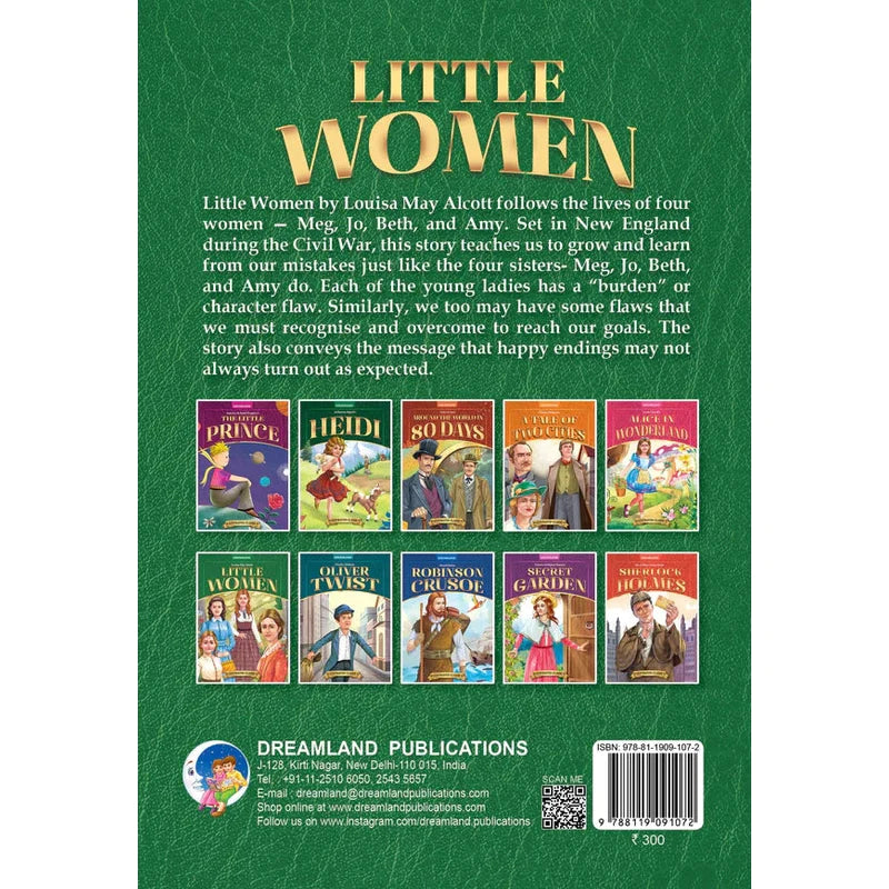 Little Woman- Illustrated Abridged Classics for Children with Practice Questions