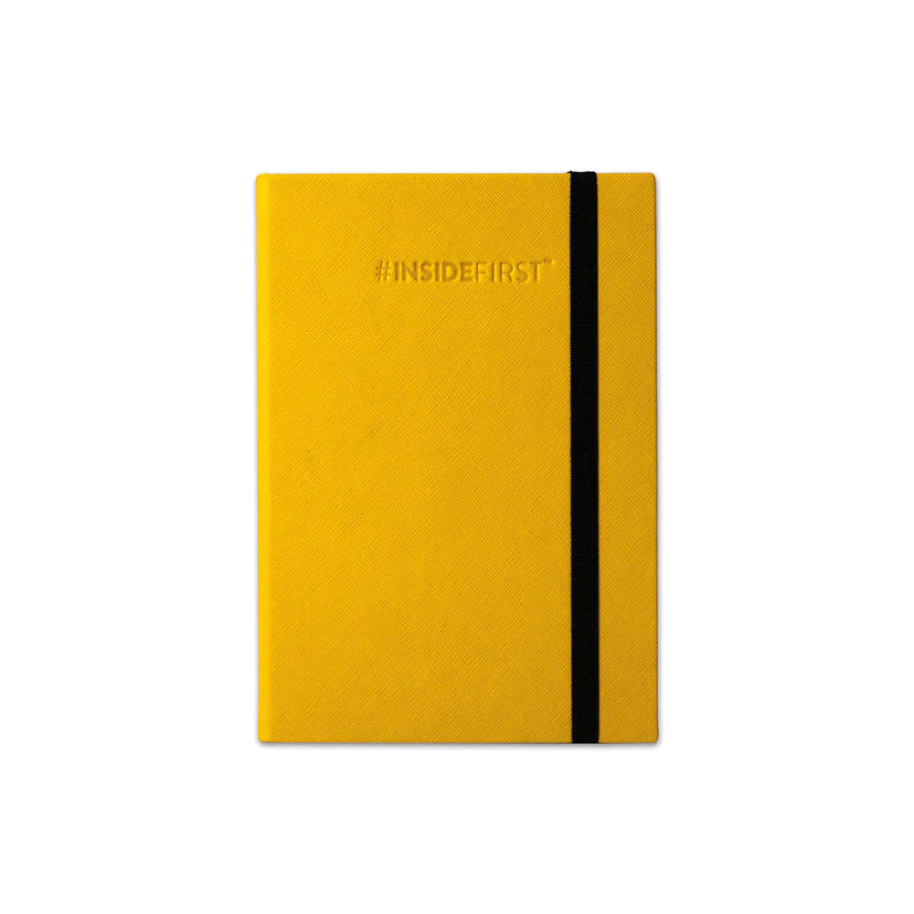 InsideFirst Journal, The Journal for Super Achievers, 34 Insights to Action (Peaceful Yellow)
