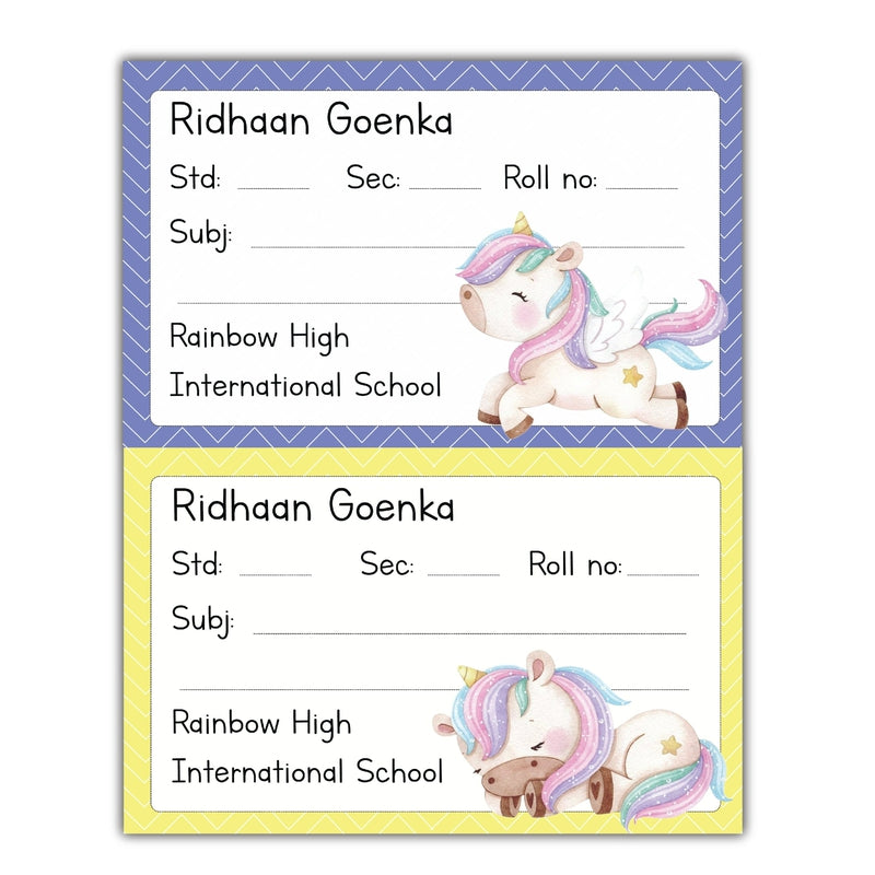 Personalised School Book Labels (Cod Not Available)