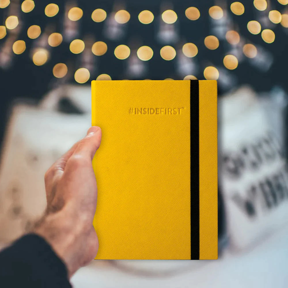 InsideFirst Journal, The Journal for Super Achievers, 34 Insights to Action (Peaceful Yellow)