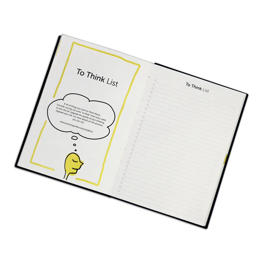 InsideFirst Journal, The Journal for Super Achievers, 34 Insights to Action Color (Powerful Black)