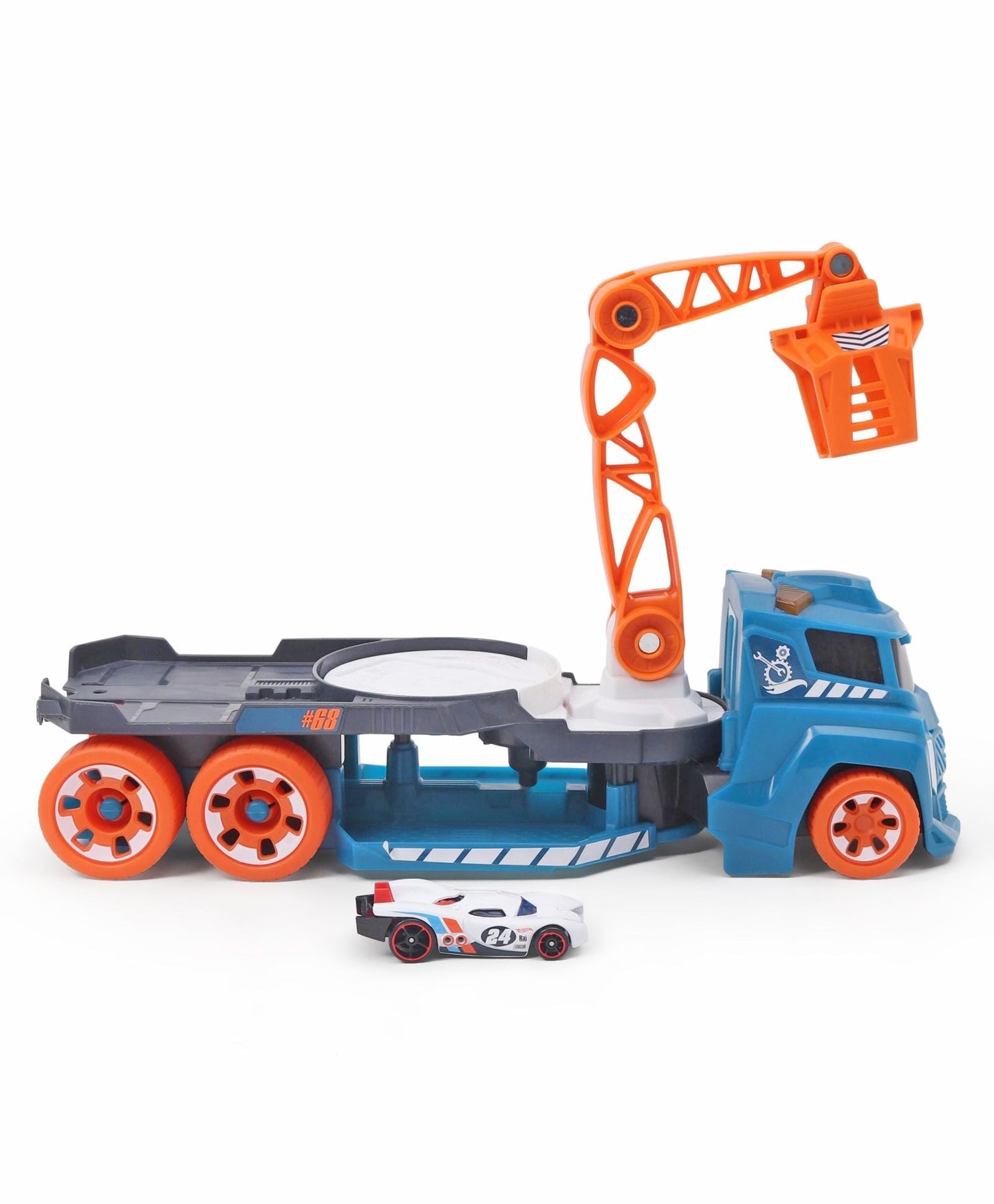 Hot Wheels Spinning Sound Crane Vehicle