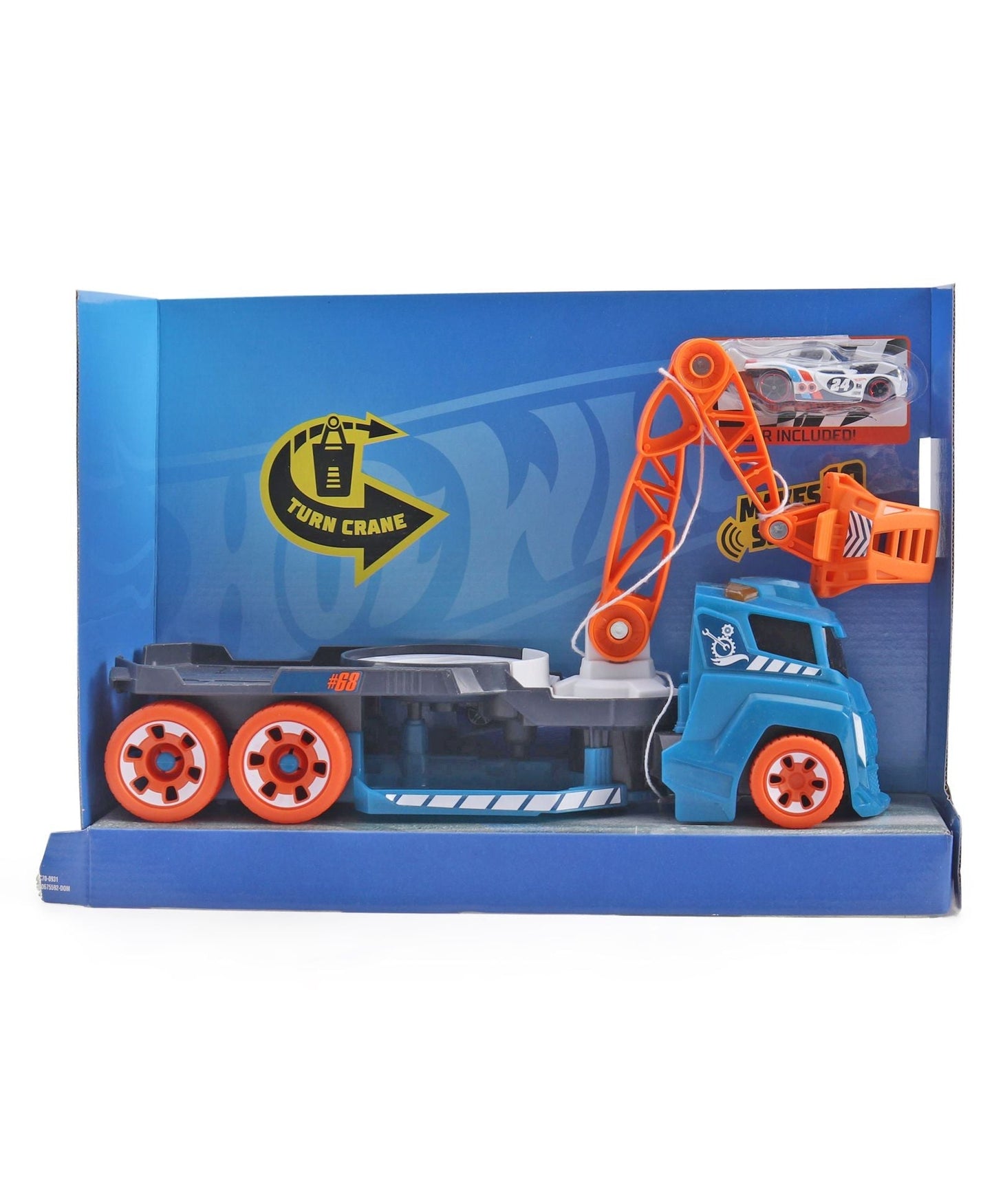 Hot Wheels Spinning Sound Crane Vehicle