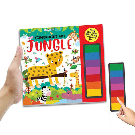 Fingerprint Art Books - Jungle