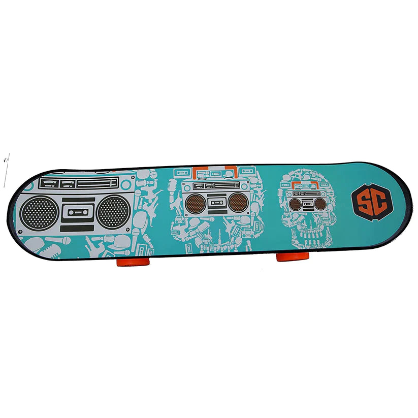 Skateboard (Retro Radio) Specially - Designed With A Pro Pattern (7 Years - Grown Ups)