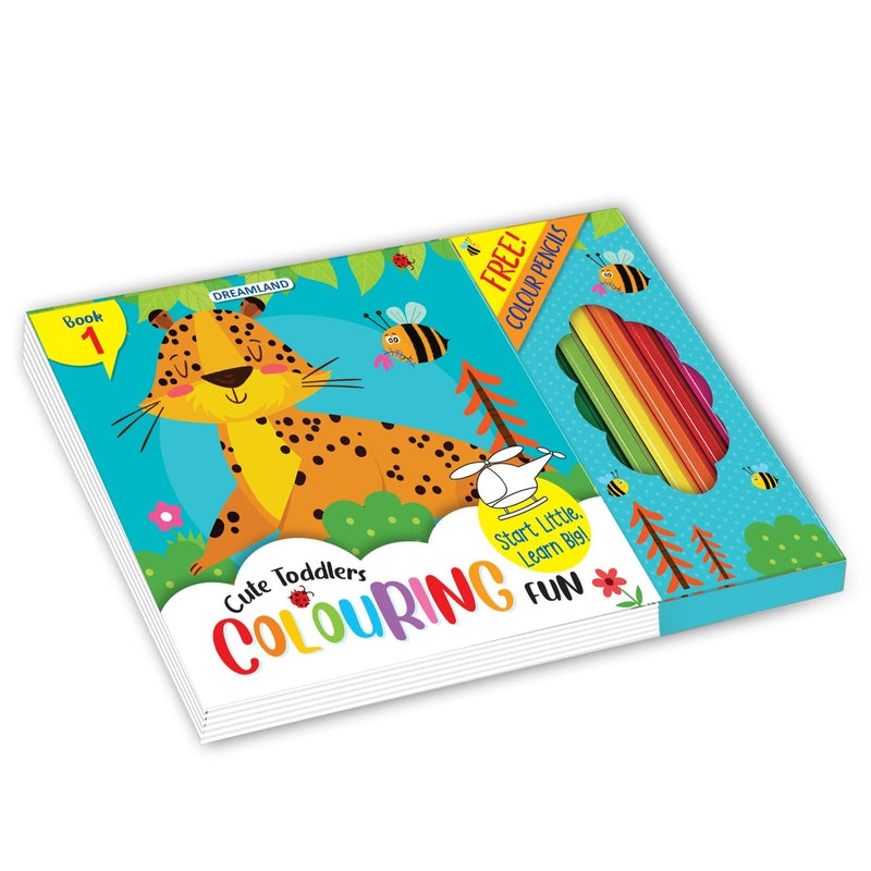 Cute Toddlers Colouring Fun Book - 1