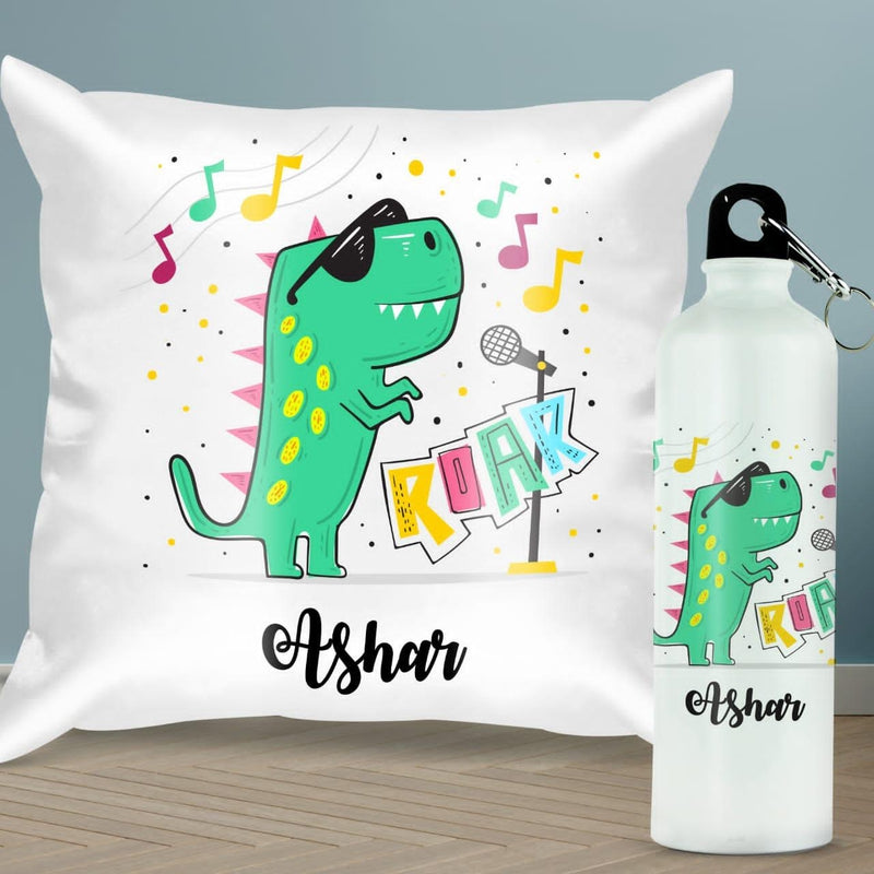 Personalised Cushion & Sipper Combo (Cod Not Available)