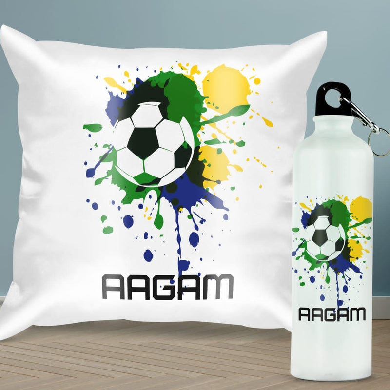 Personalised Cushion & Sipper Combo (Cod Not Available)