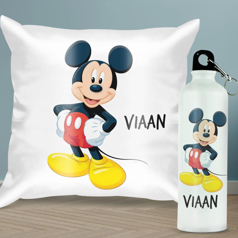 Personalised Cushion & Sipper Combo (Cod Not Available)