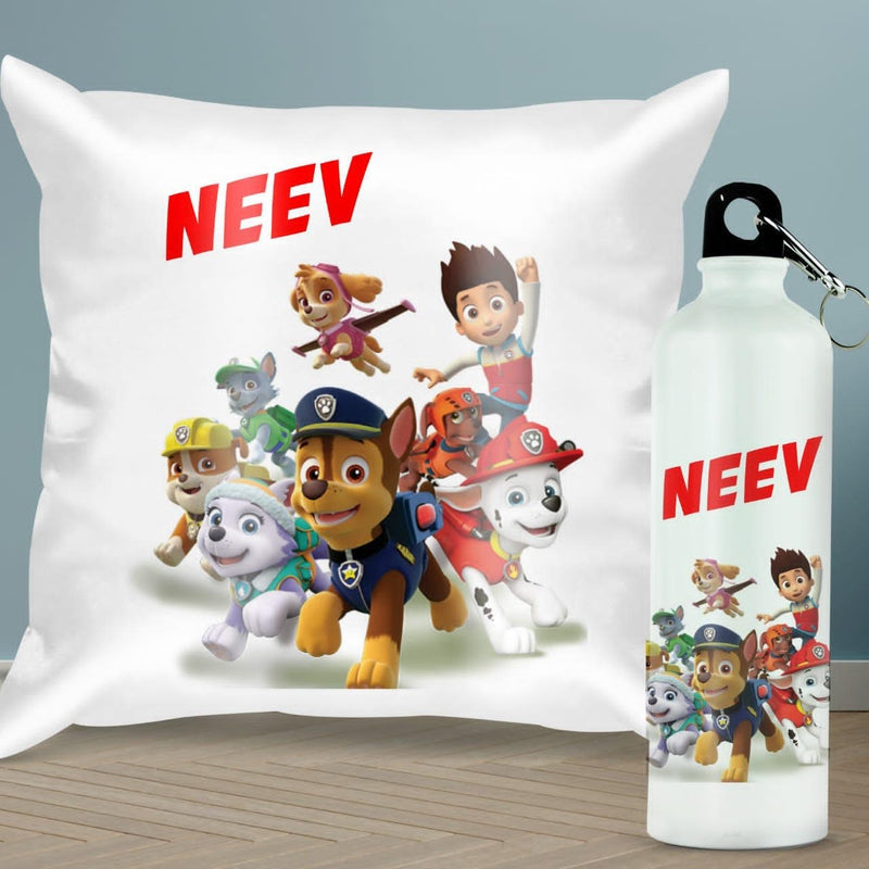 Personalised Cushion & Sipper Combo (Cod Not Available)