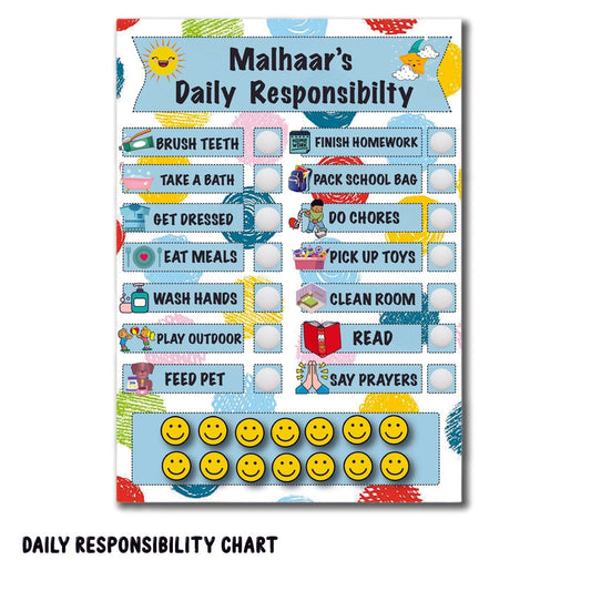 Personalised Daily Responsibilty Chart (COD Not Available)