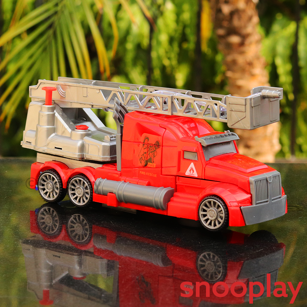 Deformation Fire Truck with Water Spray