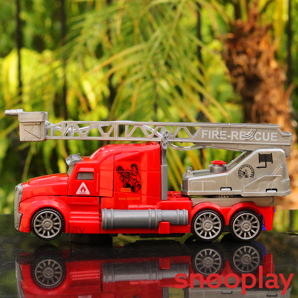 Deformation Fire Truck with Water Spray