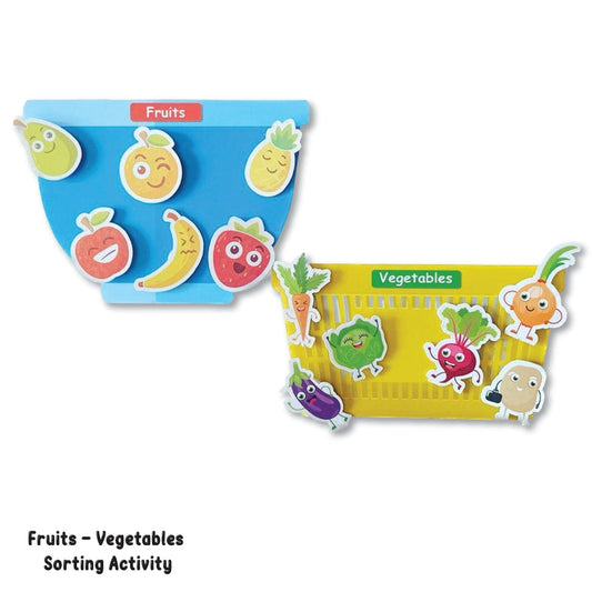 Fruits - Vegetables Sorting Activity Game