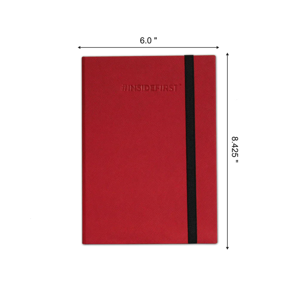 InsideFirst Journal, The Journal for Super Achievers, 34 Insights to Action Color (Statement Red)