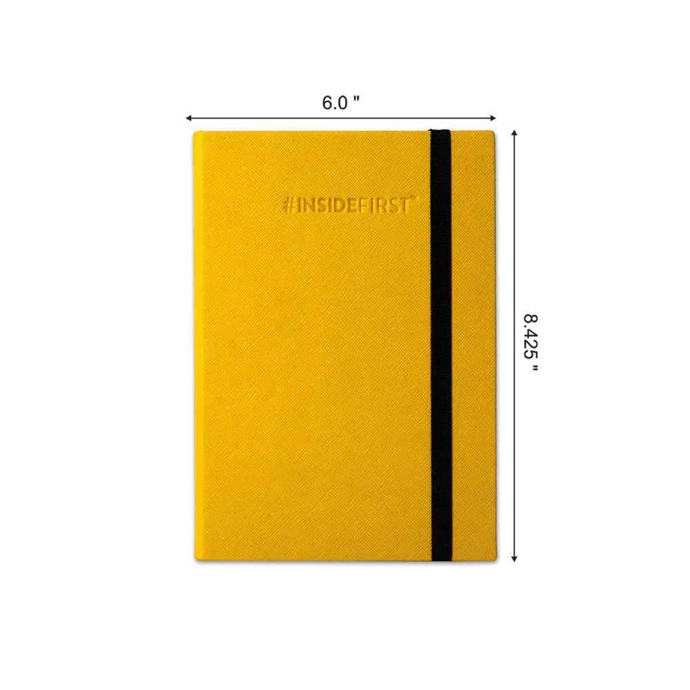 InsideFirst Journal, The Journal for Super Achievers, 34 Insights to Action  (Peaceful Yellow)