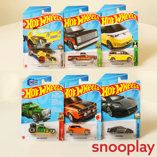 Hot Wheels Car Set of 6 [HW 45]