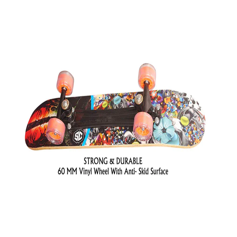 Smartcraft Skateboard (Destructor Drop-in) - Specially Designed With Grip Tape  (7 Years & Grown Ups)