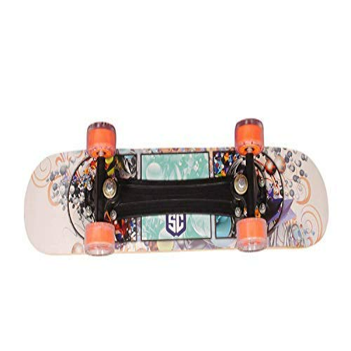 Smartcraft Skateboard (Tornado Stunts) - Fiber Skateboard Specially Designed With A Pro Pattern (7 Years - Grown Ups)