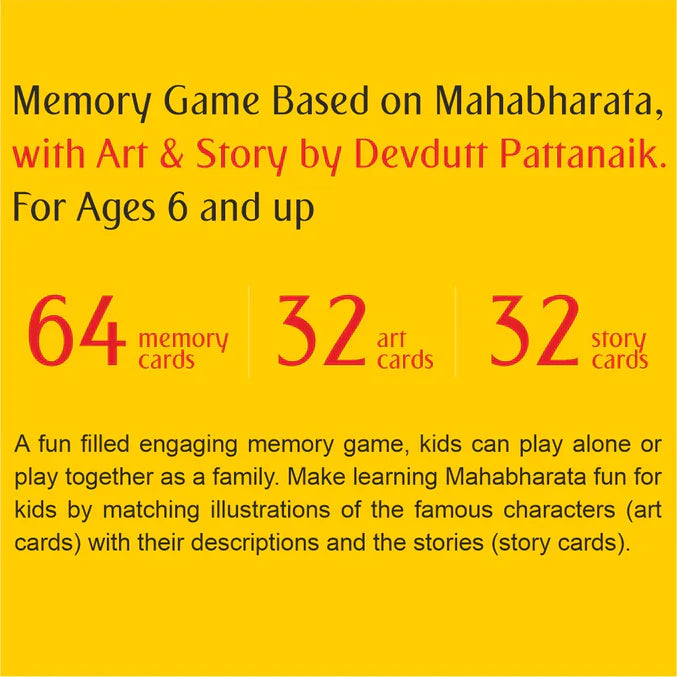 Epically Mahabharata, Best Memory Card Game for Children Based on Mahabharat