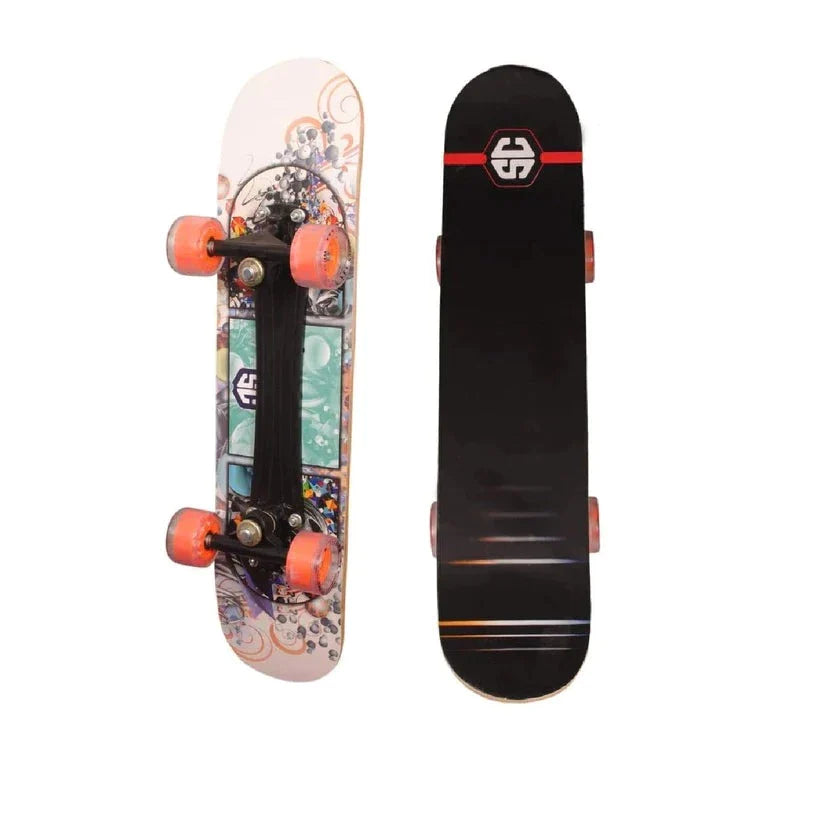 Smartcraft Skateboard (Tornado Stunts) - Fiber Skateboard Specially Designed With A Pro Pattern (7 Years - Grown Ups)