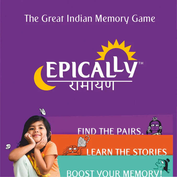 Epically Ramayana Memory Matching Game for Kids in Hindi