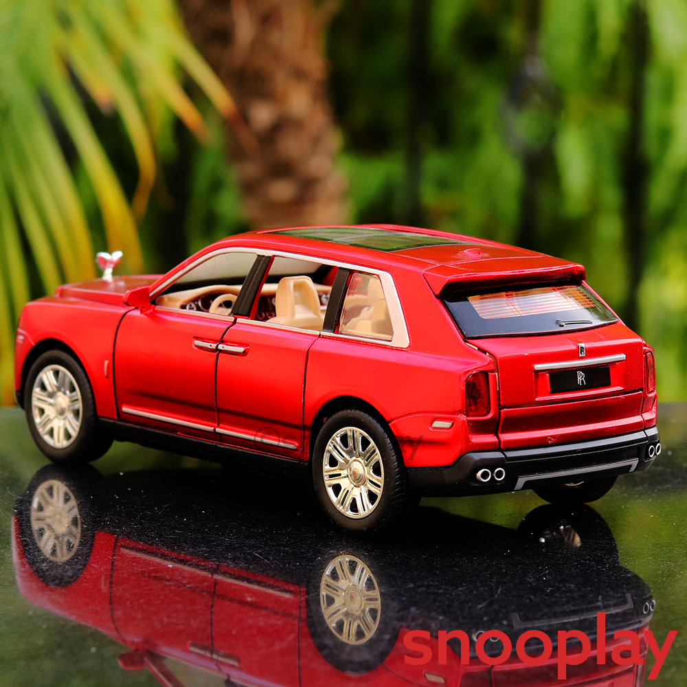 Rolls Royce Cullinan Diecast Car (2415) with Openable Parts, Lights and Sounds (Scale 1:24) - Assorted Colors