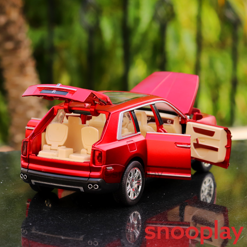 Rolls Royce Cullinan Diecast Car (2415) with Openable Parts, Lights and Sounds (Scale 1:24) - Assorted Colors