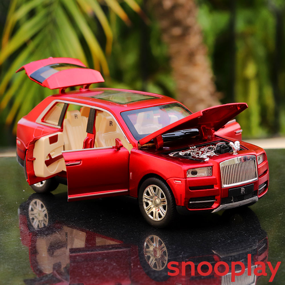 Rolls Royce Cullinan Diecast Car (2415) with Openable Parts, Lights and Sounds (Scale 1:24) - Assorted Colors