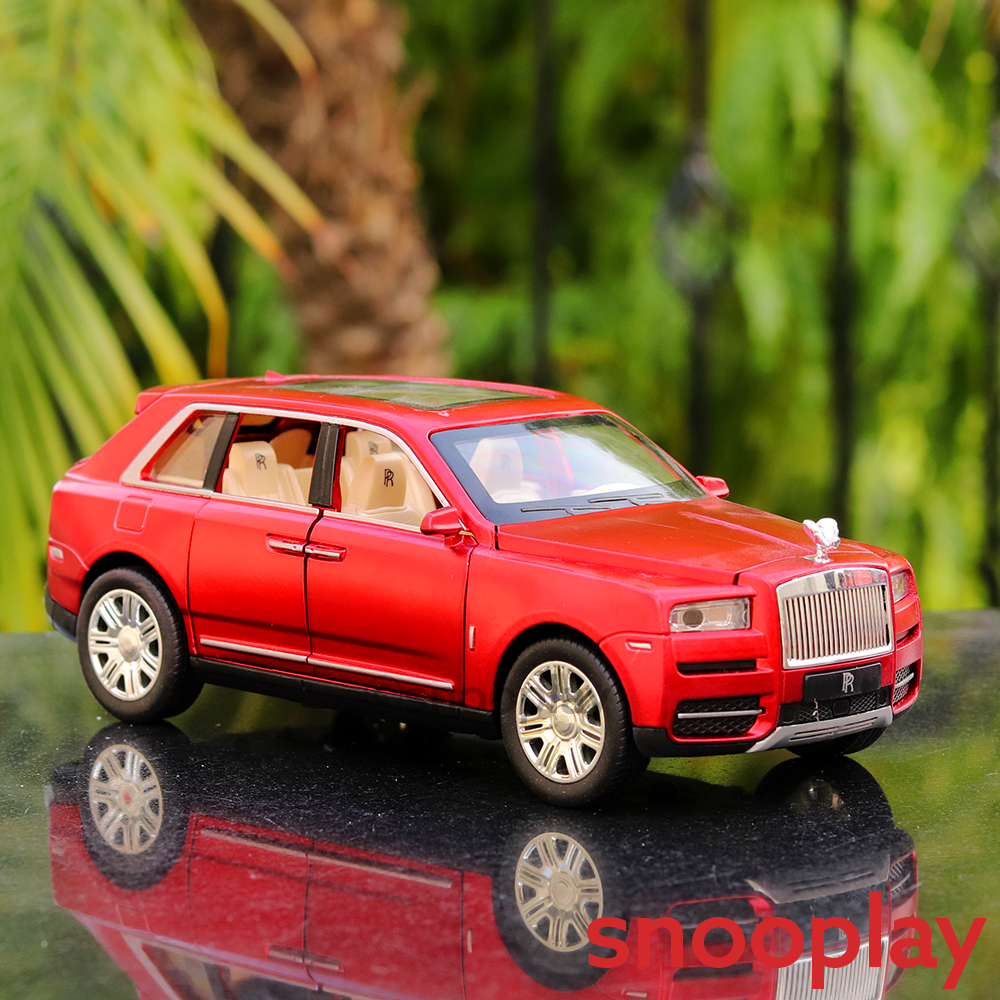 Rolls Royce Cullinan Diecast Car (2415) with Openable Parts, Lights and Sounds (Scale 1:24) - Assorted Colors