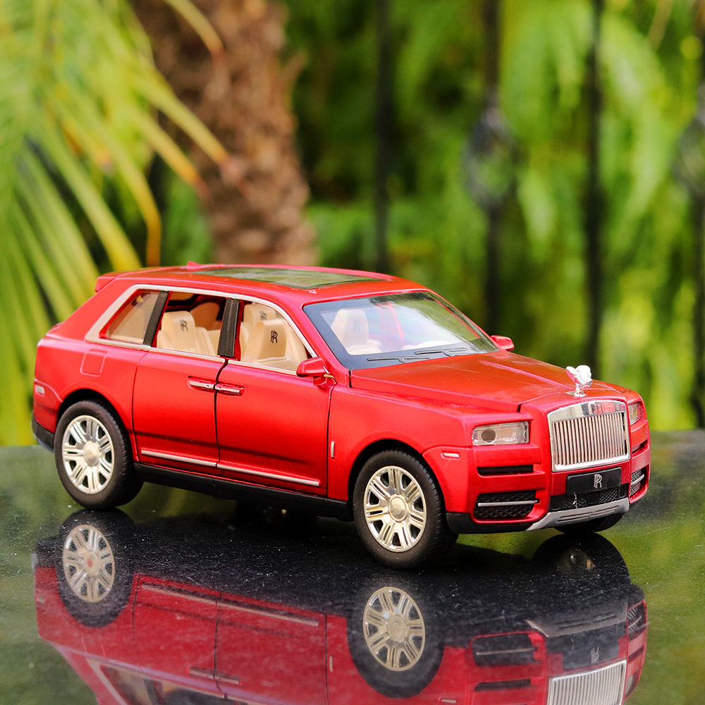 Rolls Royce Cullinan Diecast Car (2415) with Openable Parts, Lights and Sounds (Scale 1:24) - Assorted Colors