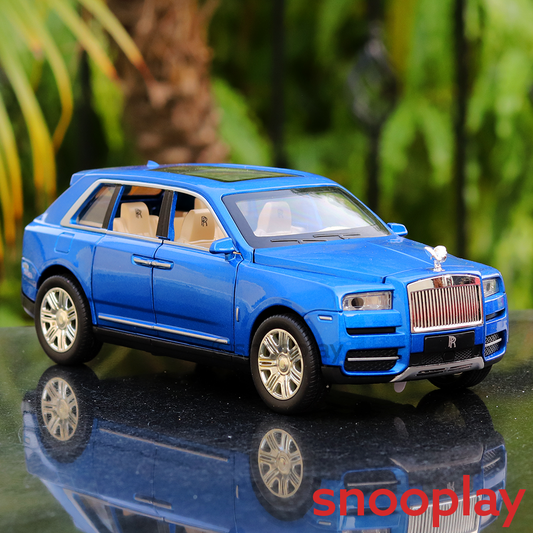 Rolls Royce Cullinan Diecast Car (2415) with Openable Parts, Lights and Sounds (Scale 1:24) - Assorted Colors