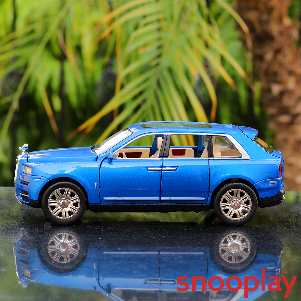 Rolls Royce Cullinan Diecast Car (2415) with Openable Parts, Lights and Sounds (Scale 1:24) - Assorted Colors