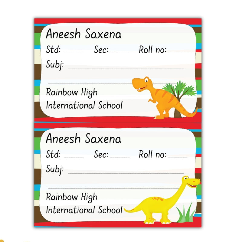 Personalised School Book Labels (Cod Not Available)