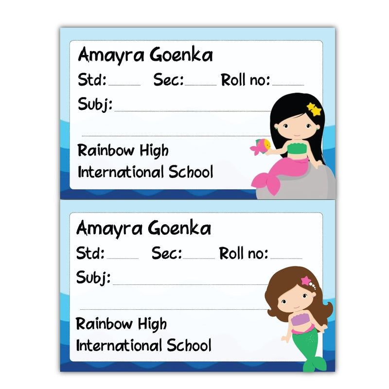 Personalised School Book Labels (Cod Not Available)