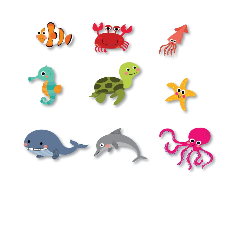 Sea animals Shadow Matching Activity