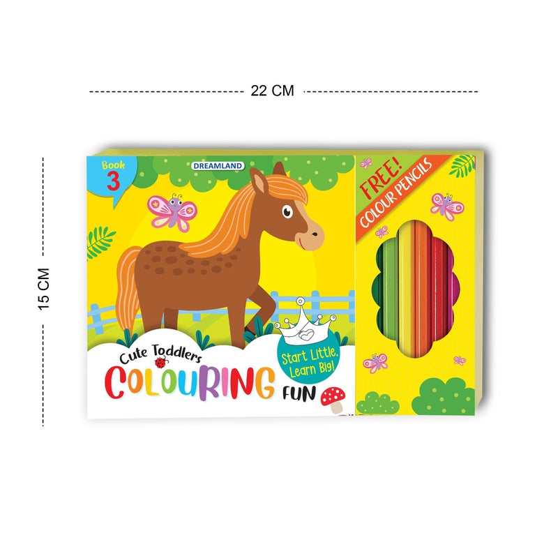 Cute Toddlers Colouring Fun Book - 3