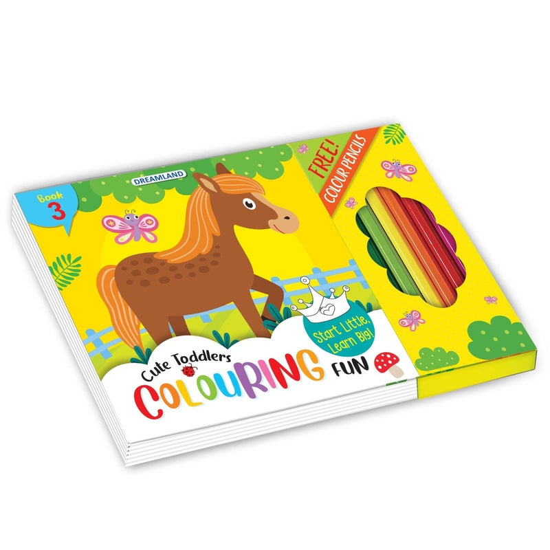 Cute Toddlers Colouring Fun Book - 3