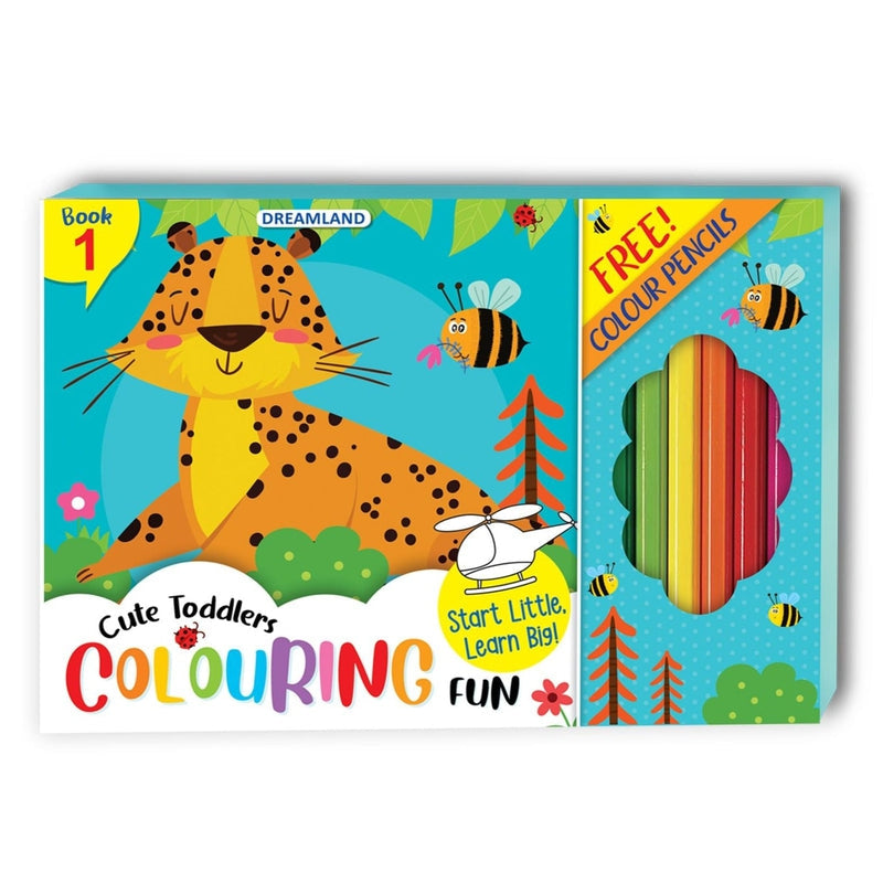 Cute Toddlers Colouring Fun Book - 1