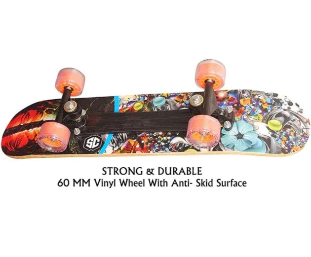 Smartcraft Skateboard -  Specially Designed With Grip Tape (7 Years - Grown Ups)