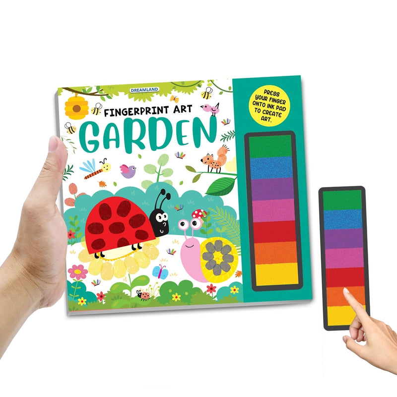 Fingerprint Art Books - Garden