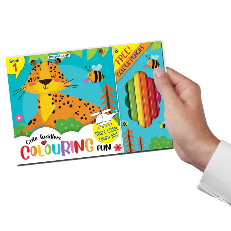 Cute Toddlers Colouring Fun Book - 1